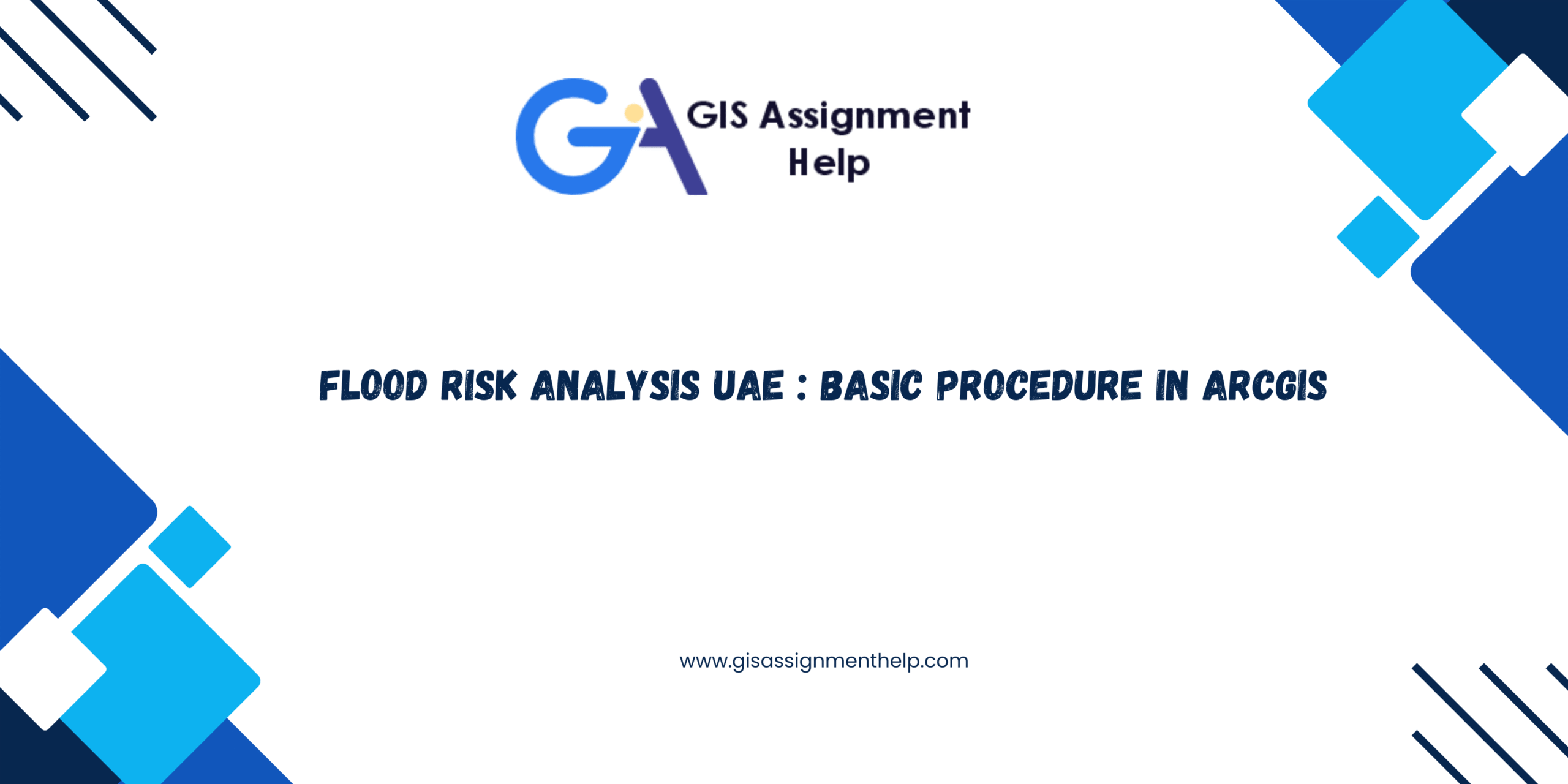 Flood Risk analysis UAE : Basic procedure in ArcGIS
