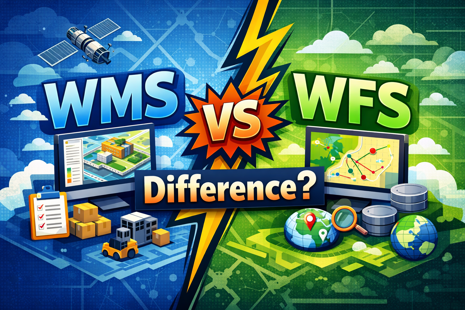 What is WMS vs WFS Difference